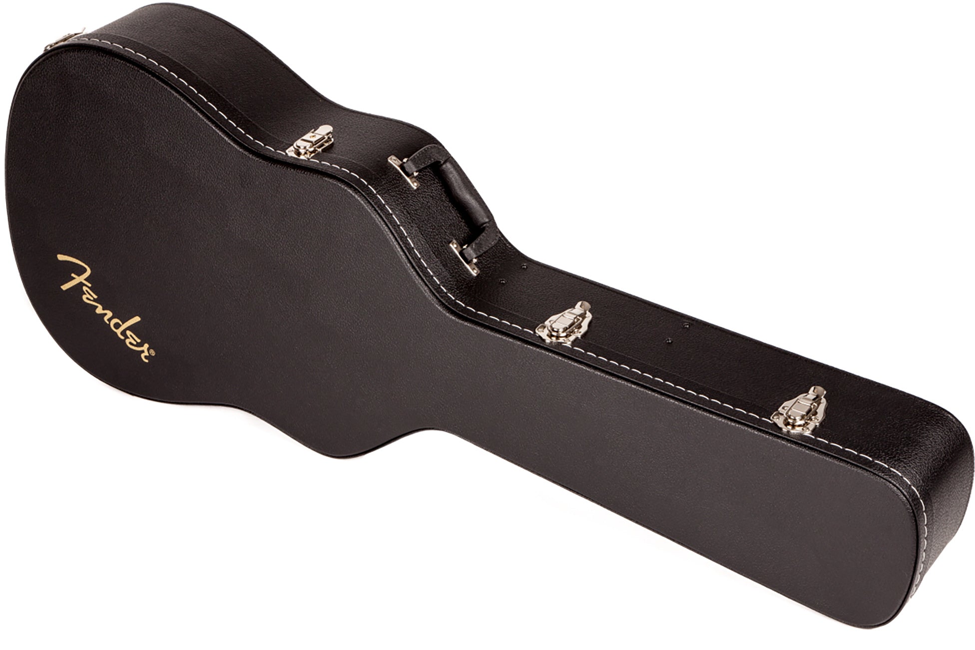 Fender Flat-Top Dreadnought Acoustic Guitar Case - Black w/ Strap