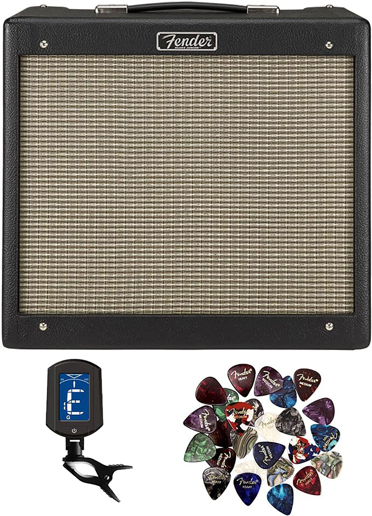 Fender Blues Junior IV Guitar Combo Amplifier - Black w/ Tuner