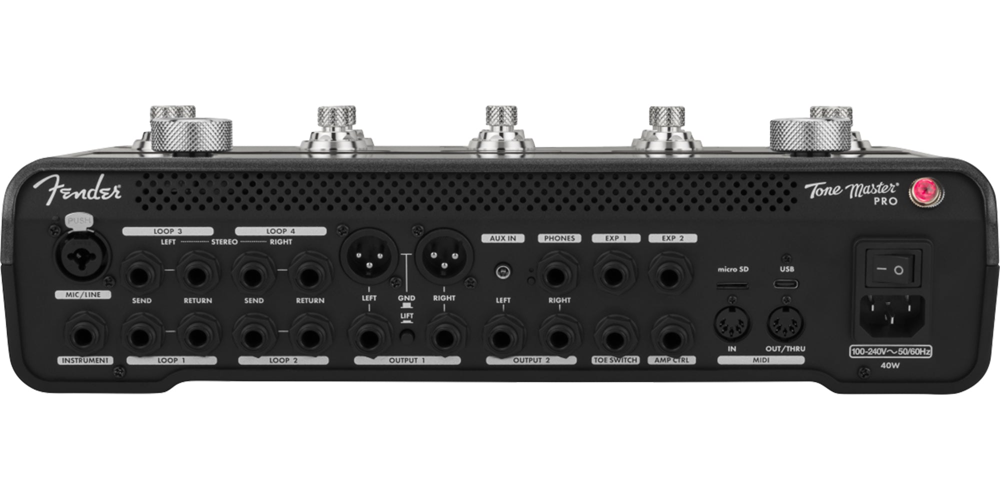 Fender Tone Master Pro Multi-Effect Guitar Processor w/ Instrument Cable