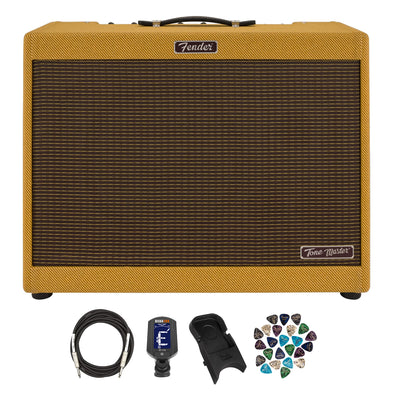 Fender Tone Master FR-12 1000-Watt 1x12 Powered Speaker Cabinet - Tweed w/ Instrument Cable
