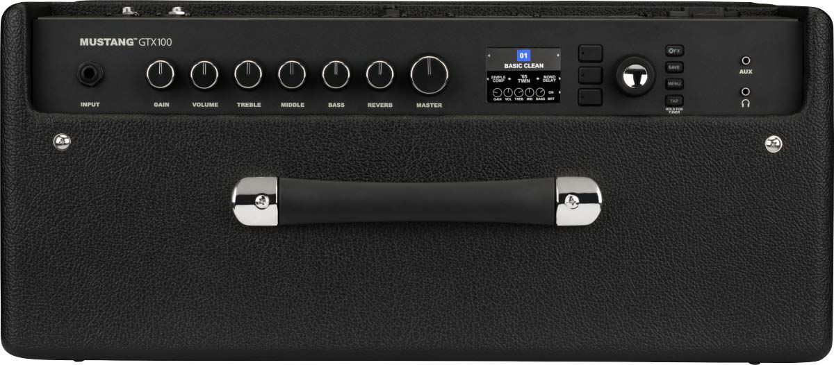 Fender Mustang GTX 100 1x12-Inch Guitar Combo Amplifier w/ Instrument Cable