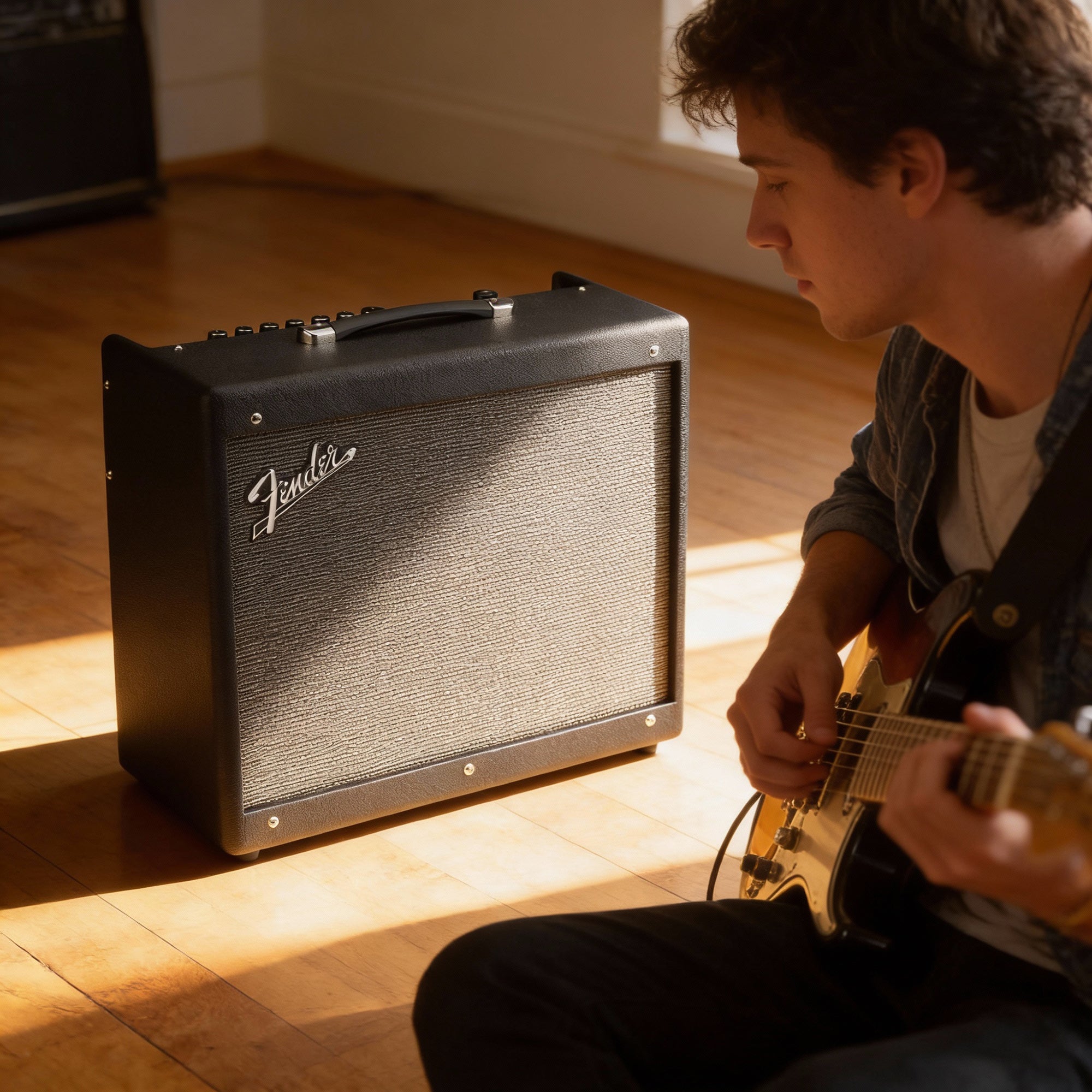 Fender Mustang GTX 100 1x12-Inch Guitar Combo Amplifier w/ Instrument Cable