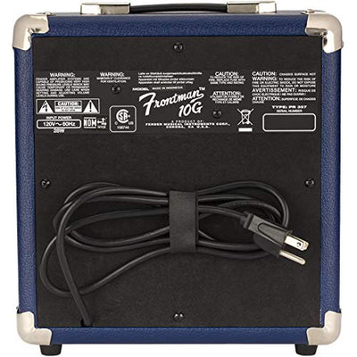 Fender Frontman 10G Guitar Combo Amplifier - Midnight Blue w/ Instrument Cable