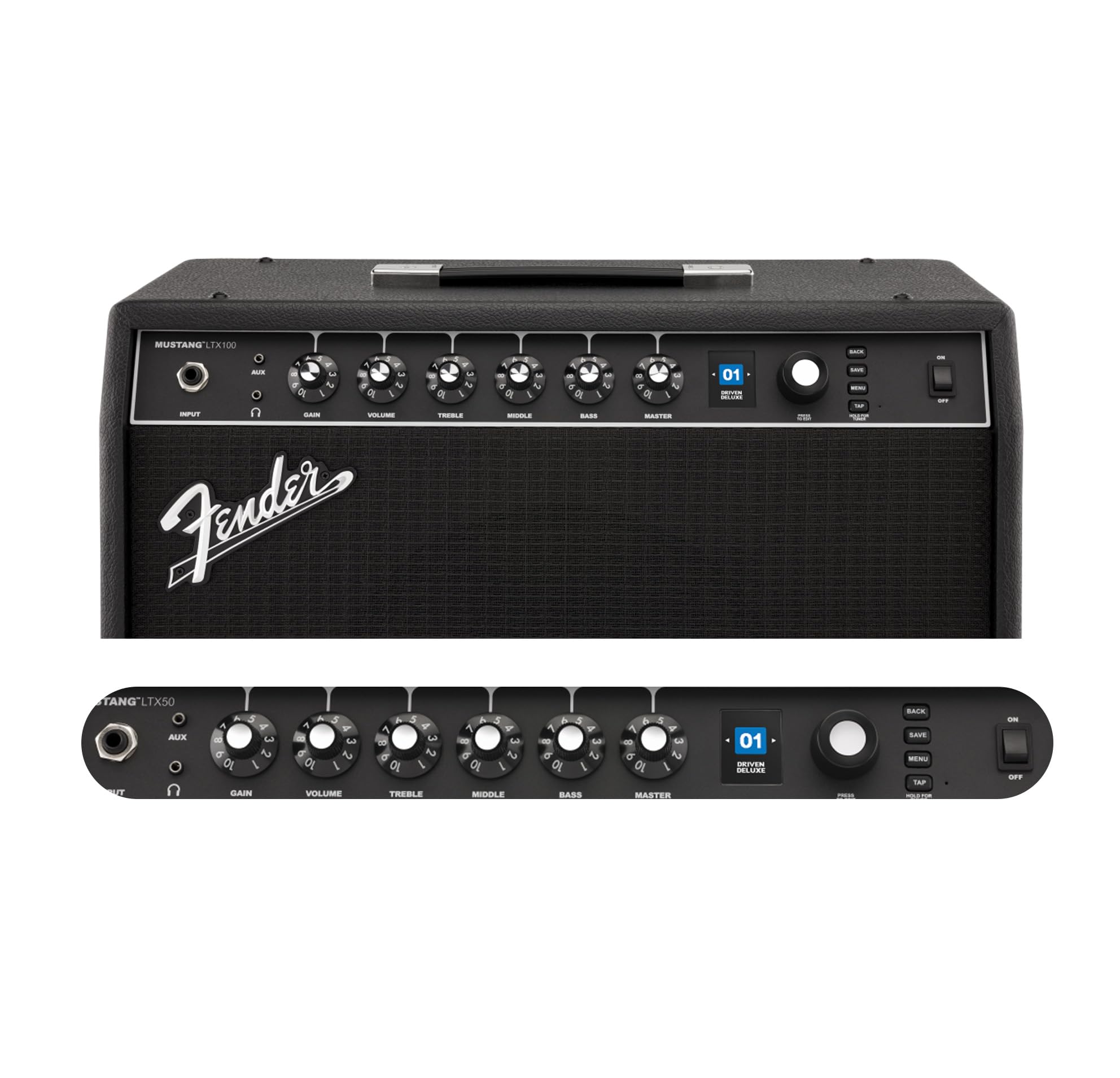 Fender Mustang LTX100 Guitar Combo Amplifier - Black w/ Instrument Cable
