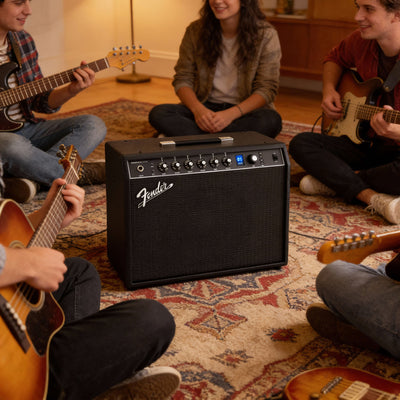 Fender Mustang LTX100 Guitar Combo Amplifier - Black w/ Instrument Cable