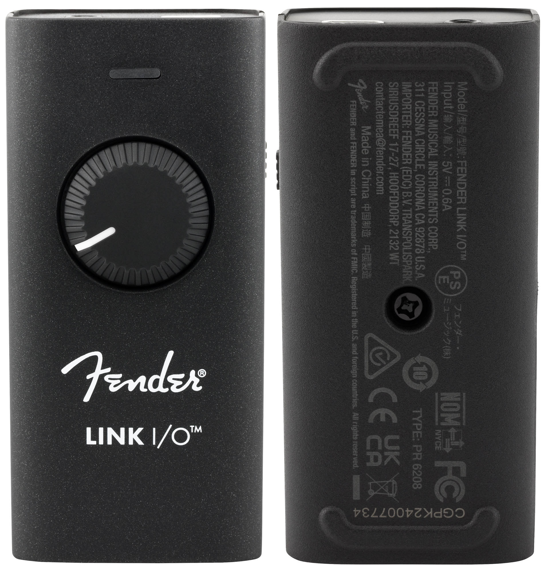 Fender Link I/O Studio Grade Audio Interface w/ Instrument Cable