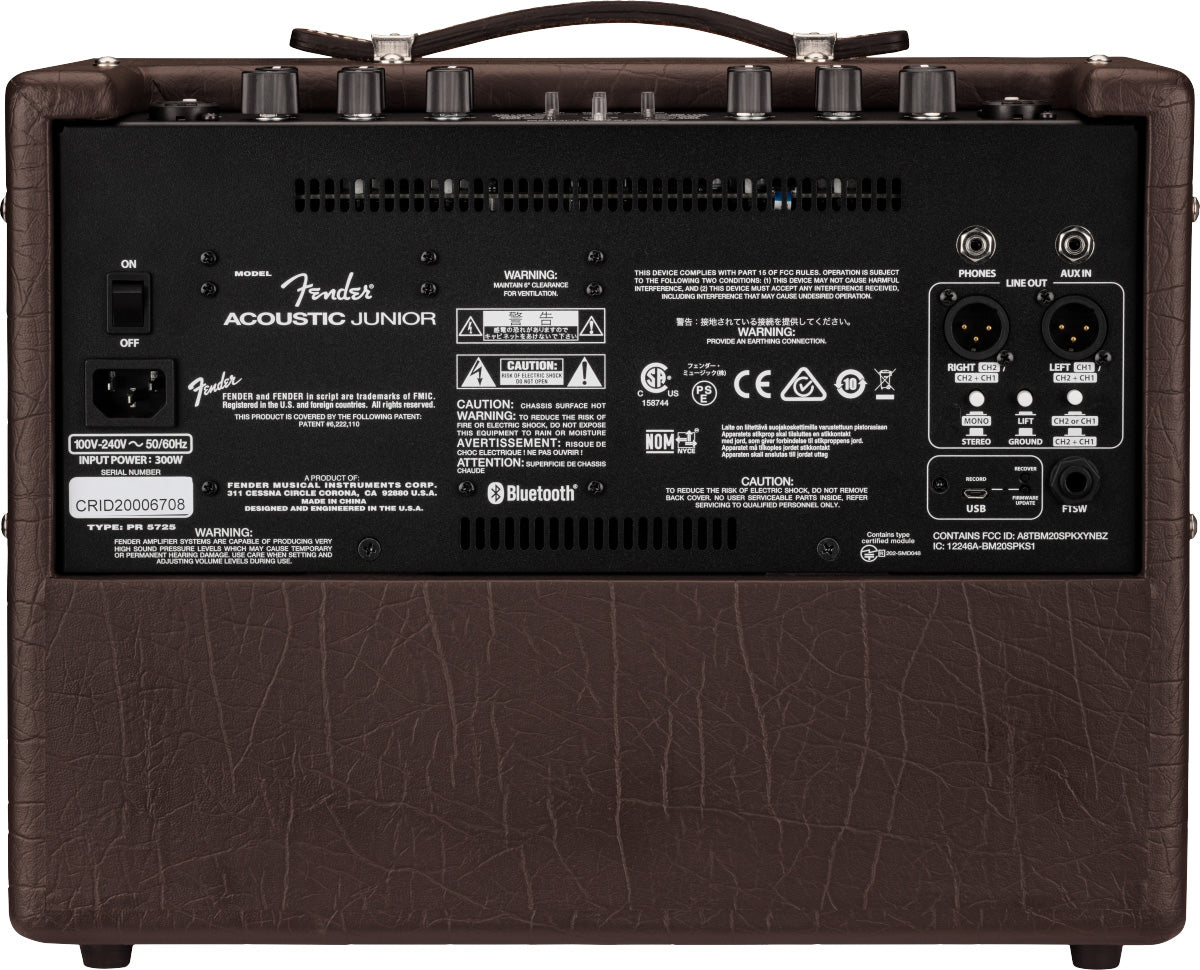 Fender Acoustic Junior Acoustic Guitar Combo Amplifier