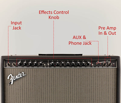 Fender Champion II 100-Watt Guitar Combo Amplifier w/ Instrument Cable