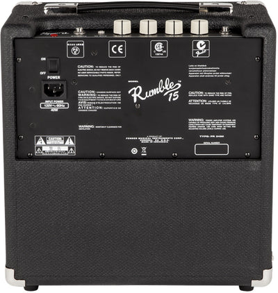 Fender Rumble 15 Bass Combo Amplifier