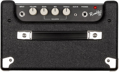 Fender Rumble 15 Bass Guitar Combo Amplifier w/ Instrument Cable