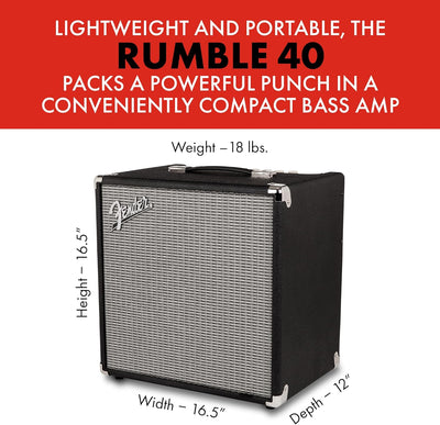 Fender Rumble 40 Bass Combo Amplifier