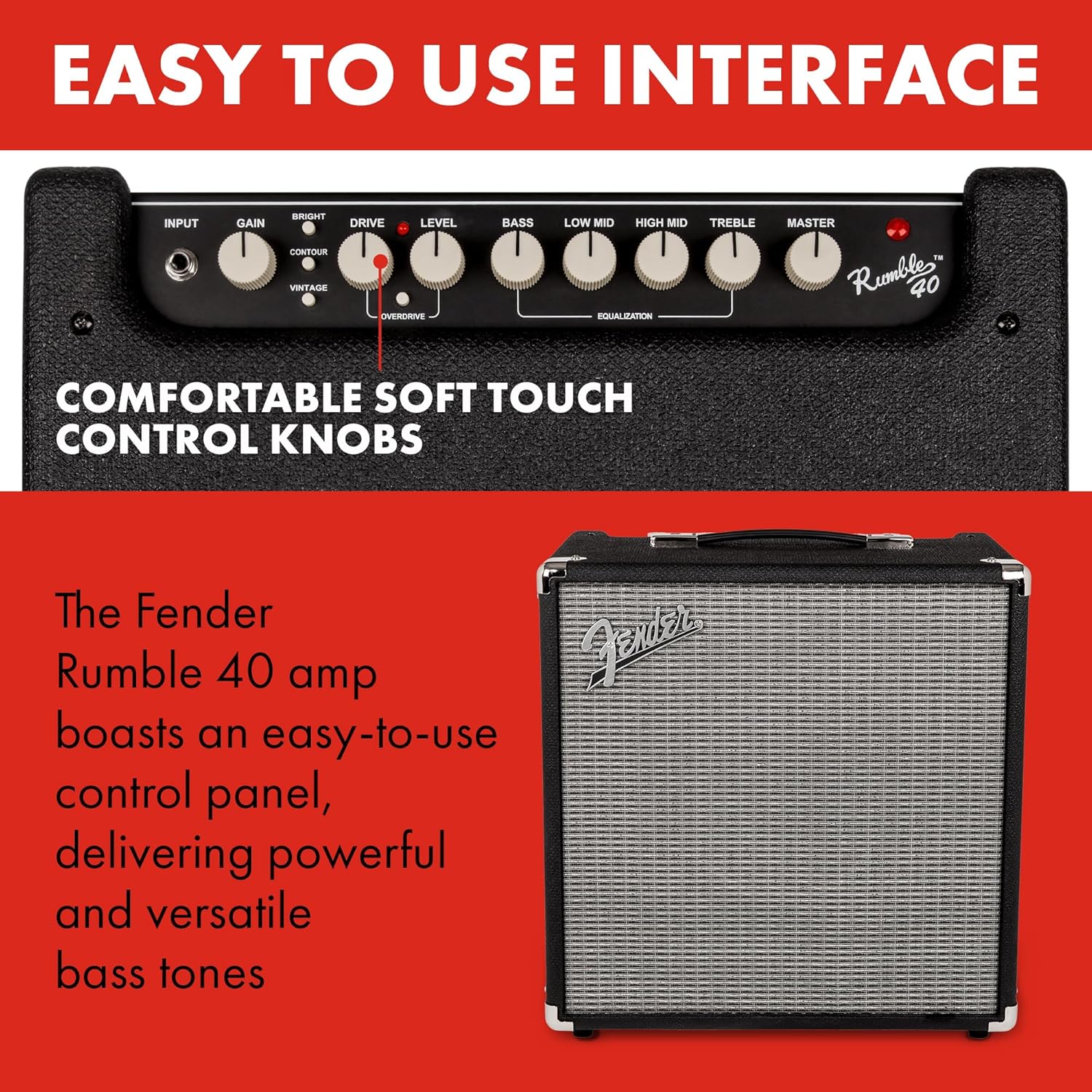 Fender Rumble 40 Bass Combo Amplifier