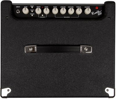 Fender Rumble 100 Bass Combo Amplifier w/ Fender Amperstand Guitar Cradle