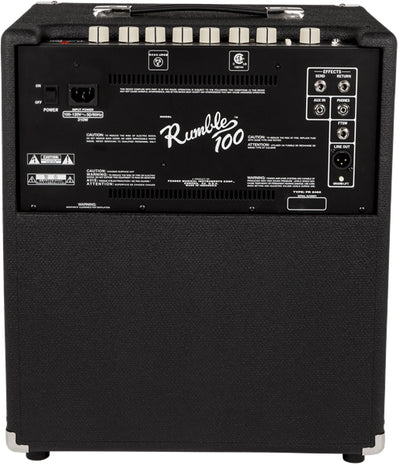 Fender Rumble 100 Bass Combo Amplifier w/ Instrument Cable
