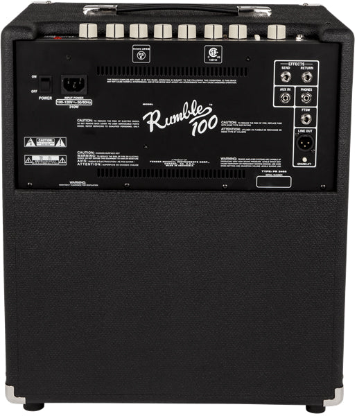 Fender Rumble 100 Bass Combo Amplifier w/ Instrument Cable