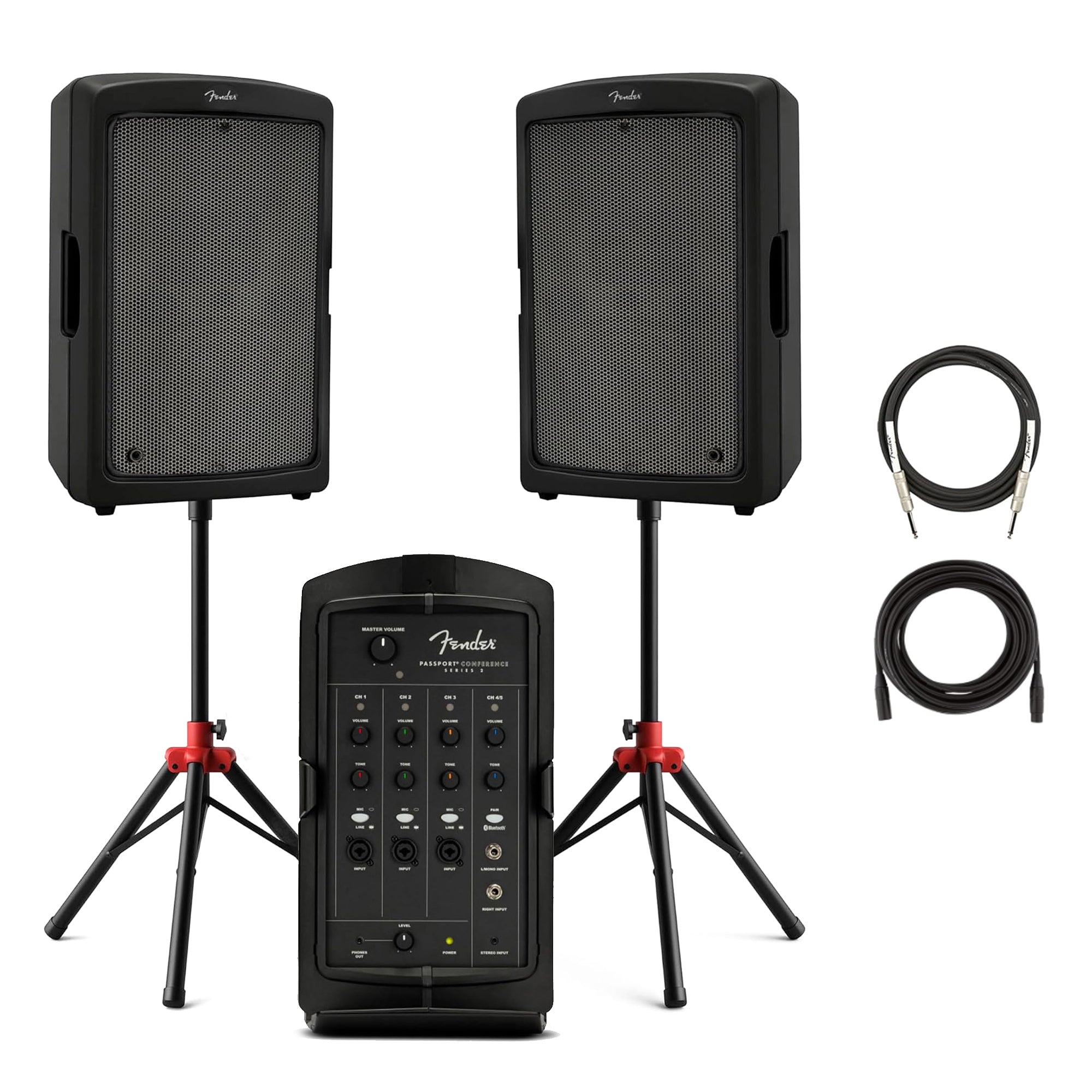 Fender Passport Conference S2 Portable PA System w/ Stands