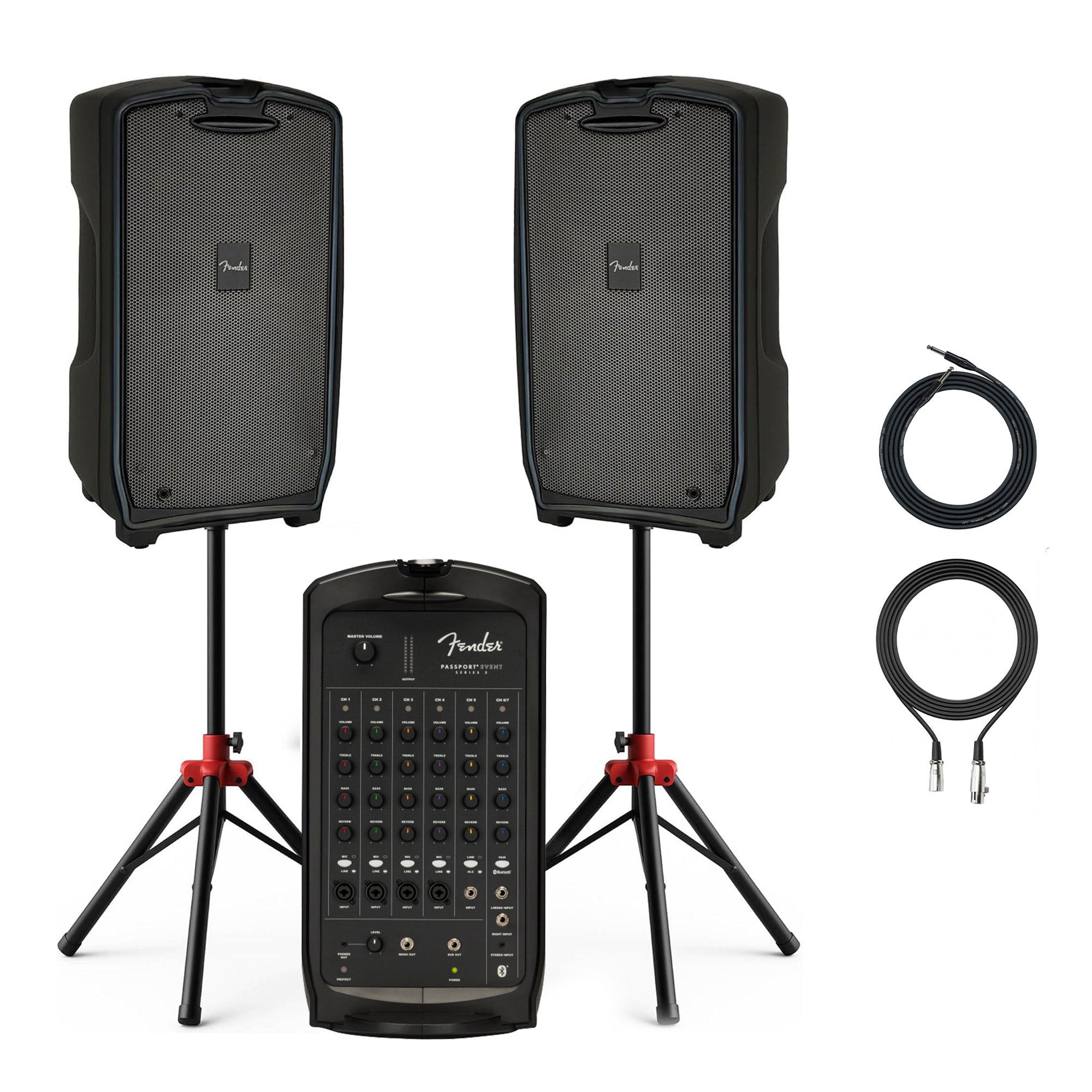 Fender Passport Event S2 Portable PA System w/ Stands