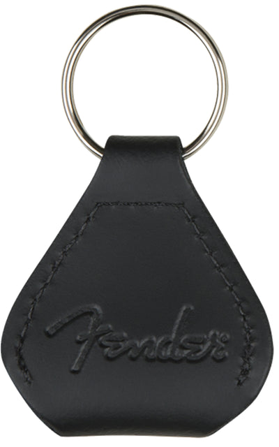Fender Leather Pick Holder Keychain - Black