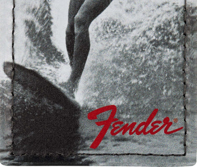 Fender Vintage Ad Luggage Tag - Surfer