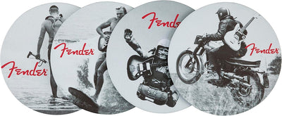 Fender Vintage Ads Coaster Set - 4 Pack
