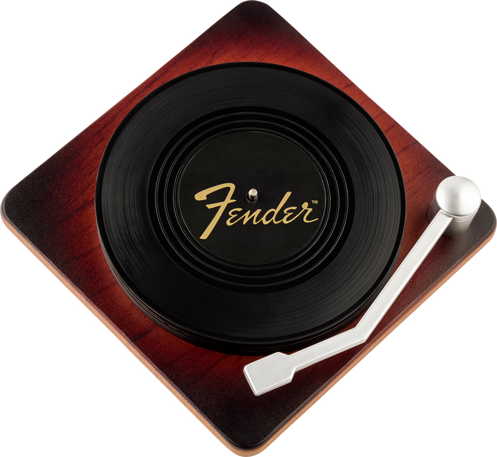 Fender Sunburst Turntable Coaster Set w/ Picks