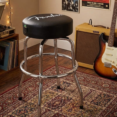 Fender 24-Inch Spaghetti Logo Pick Pouch Barstool w/ Picks