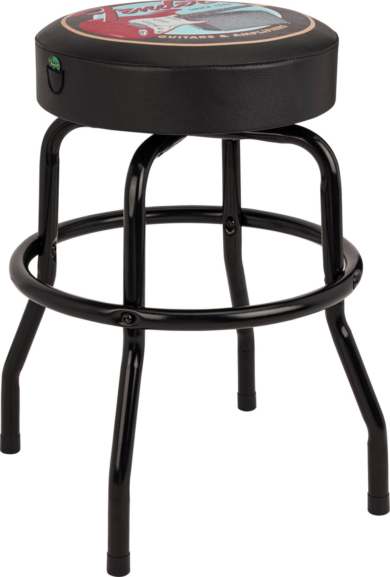 Fender Guitars and Amps Pick Pouch Black Barstool w/ Picks