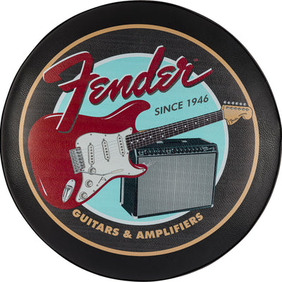 Fender Guitars and Amps Pick Pouch Black Barstool w/ Picks