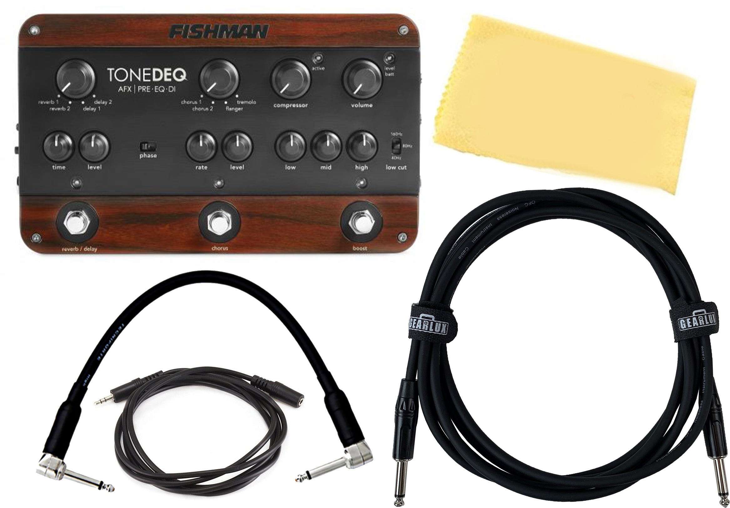 Fishman ToneDEQ Acoustic Preamp w/ Power Adapter
