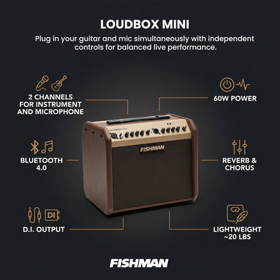 Fishman Loudbox Mini Guitar Combo Amplifier w/ Cables