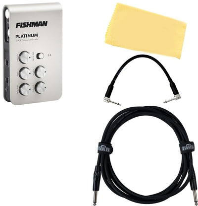 Fishman Platinum Stage Analog Preamp w/ Cables