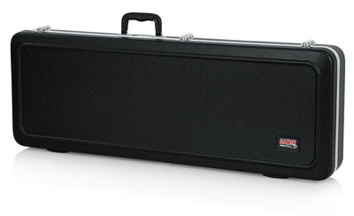 Gator GC-ELECTRIC-A Deluxe Molded Case for Electric Guitars - Black w/ Instrument Cable