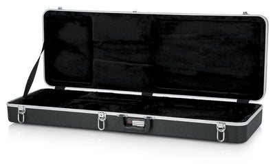 Gator GC-ELECTRIC-A Deluxe Molded Case for Electric Guitars - Black w/ Instrument Cable