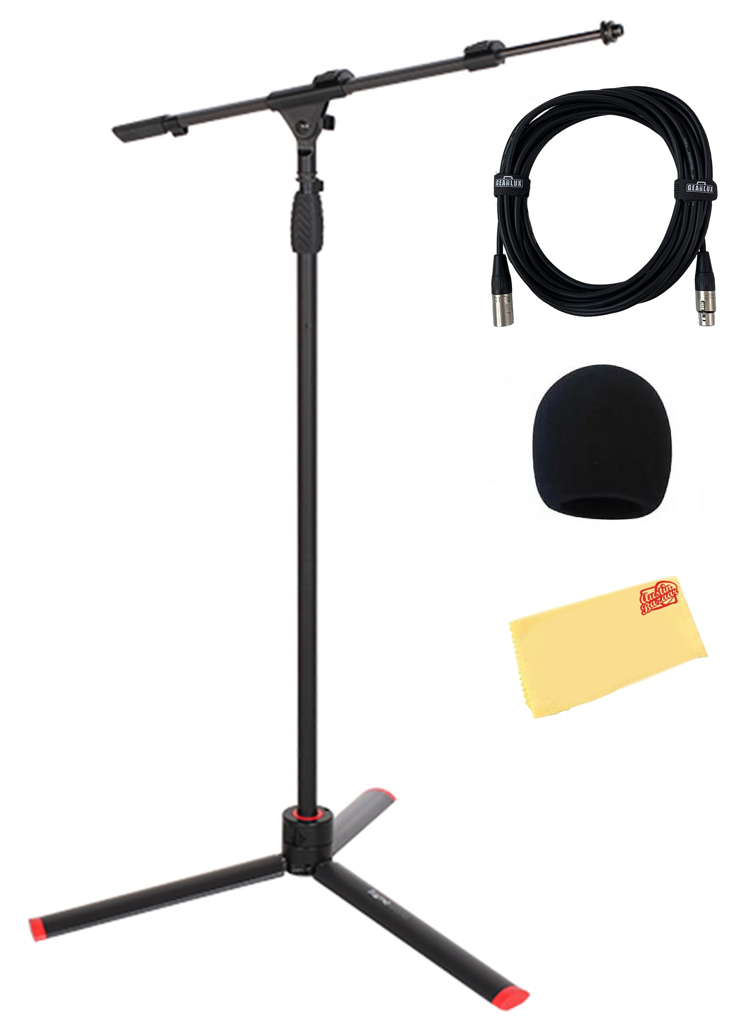 Austin Mic Gator Frameworks GFW-ID-MIC Adjustable Tripod Telescoping Boom ...