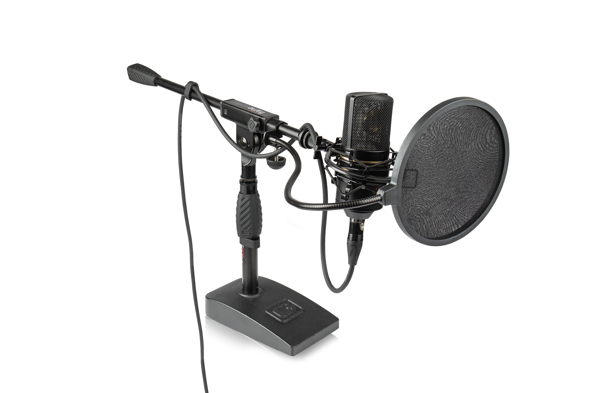 Gator Bass Drum and Amp Mic Stand MIC-0821 w/ XLR Cable
