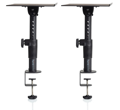 Gator Frameworks Clamp-On Studio Adjustable Height Monitor Stand w/ Instrument Cable