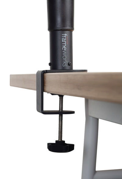 Gator Frameworks Clamp-On Studio Adjustable Height Monitor Stand w/ Instrument Cable