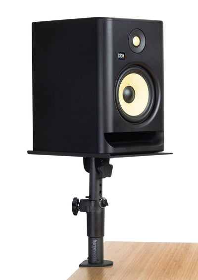 Gator Frameworks Clamp-On Studio Adjustable Height Monitor Stand w/ Instrument Cable