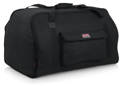 Gator Heavy-Duty Speaker Tote Bag for Compact 15-Inch Speaker Cabinets w/ Instrument Cable