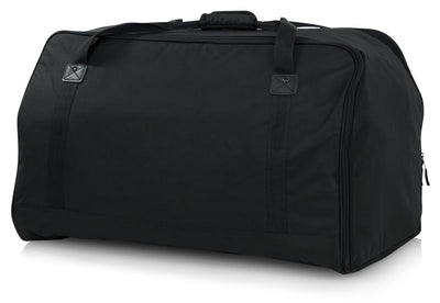 Gator Heavy-Duty Speaker Tote Bag for Compact 15-Inch Speaker Cabinets w/ Instrument Cable