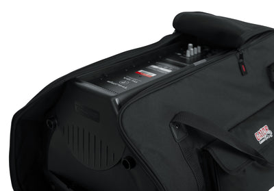 Gator Heavy-Duty Speaker Tote Bag for Compact 15-Inch Speaker Cabinets w/ Instrument Cable