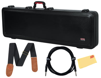 Gator GTSA-GTRBASS ATA Molded Polyethylene Case for Bass Guitars w/ Strap