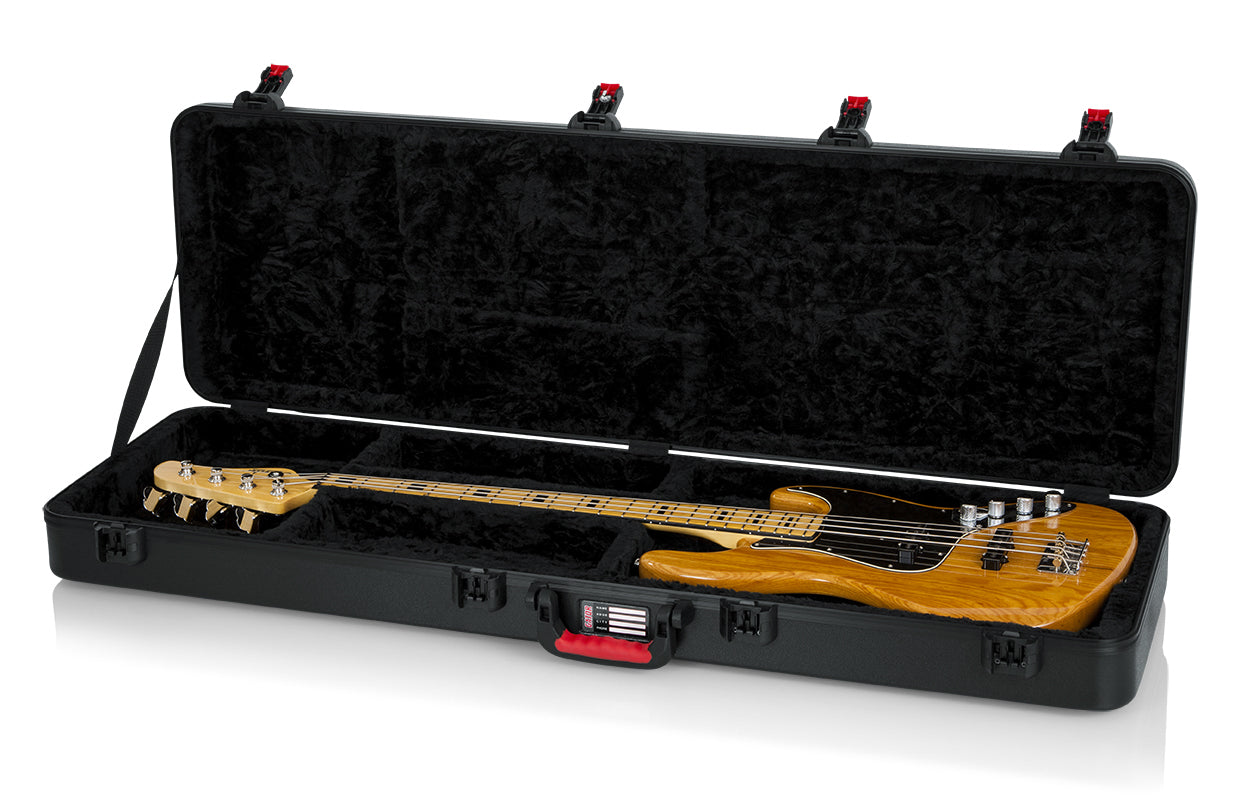 Gator GTSA-GTRBASS ATA Molded Polyethylene Case for Bass Guitars w/ Strap