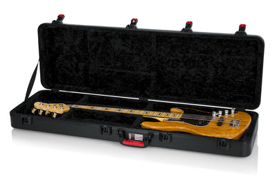 Gator GTSA-GTRBASS ATA Molded Polyethylene Case for Bass Guitars w/ Strap