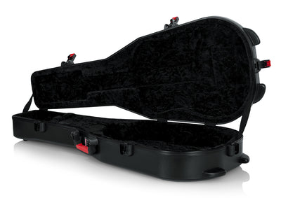 Gator GTSA-GTRDREAD ATA Molded Polyethylene Case for Dreadought Acoustic Guitars w/ Strap