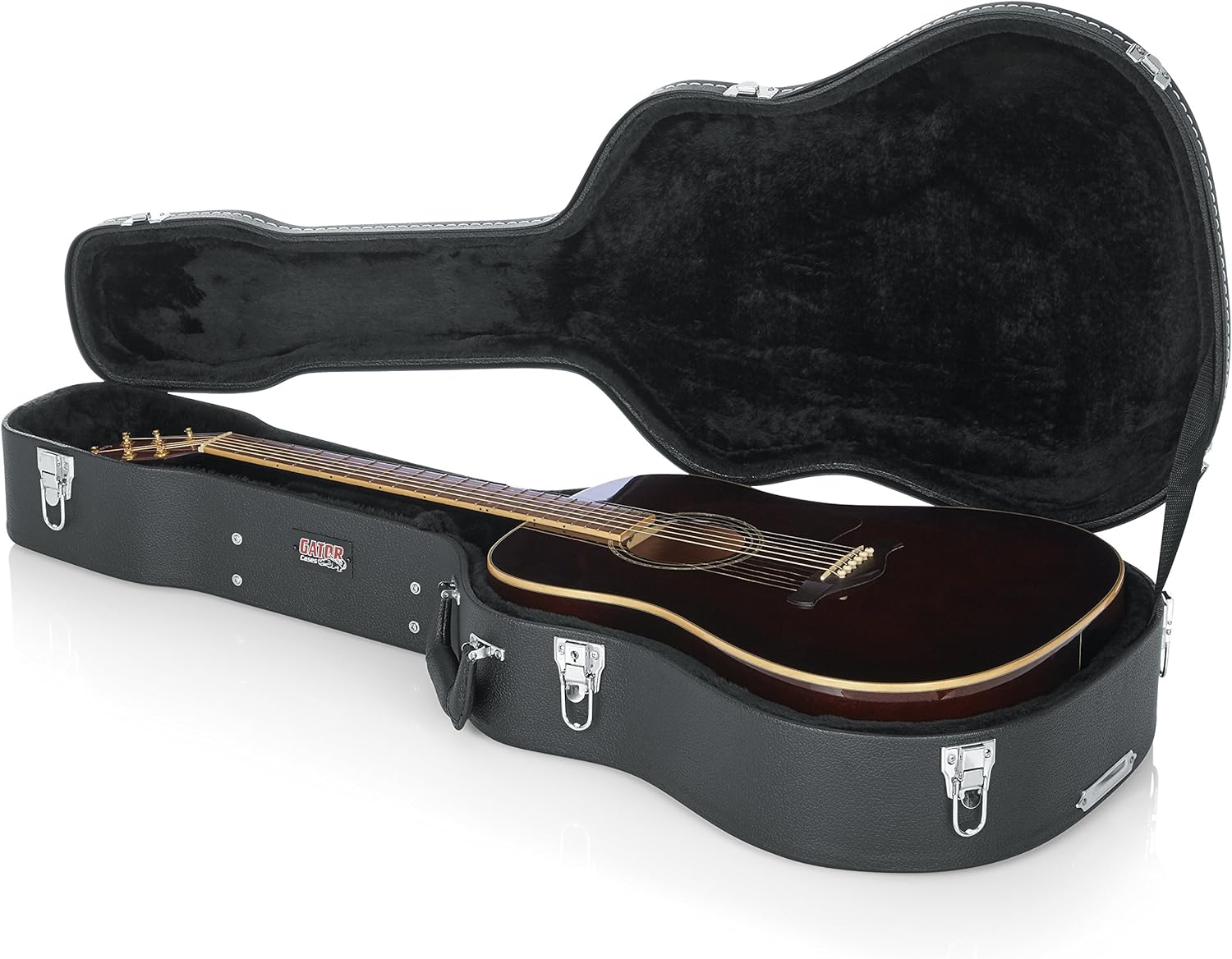 Gator GW-DREAD Deluxe Wood Case for Dreadnought Acoustic Guitars