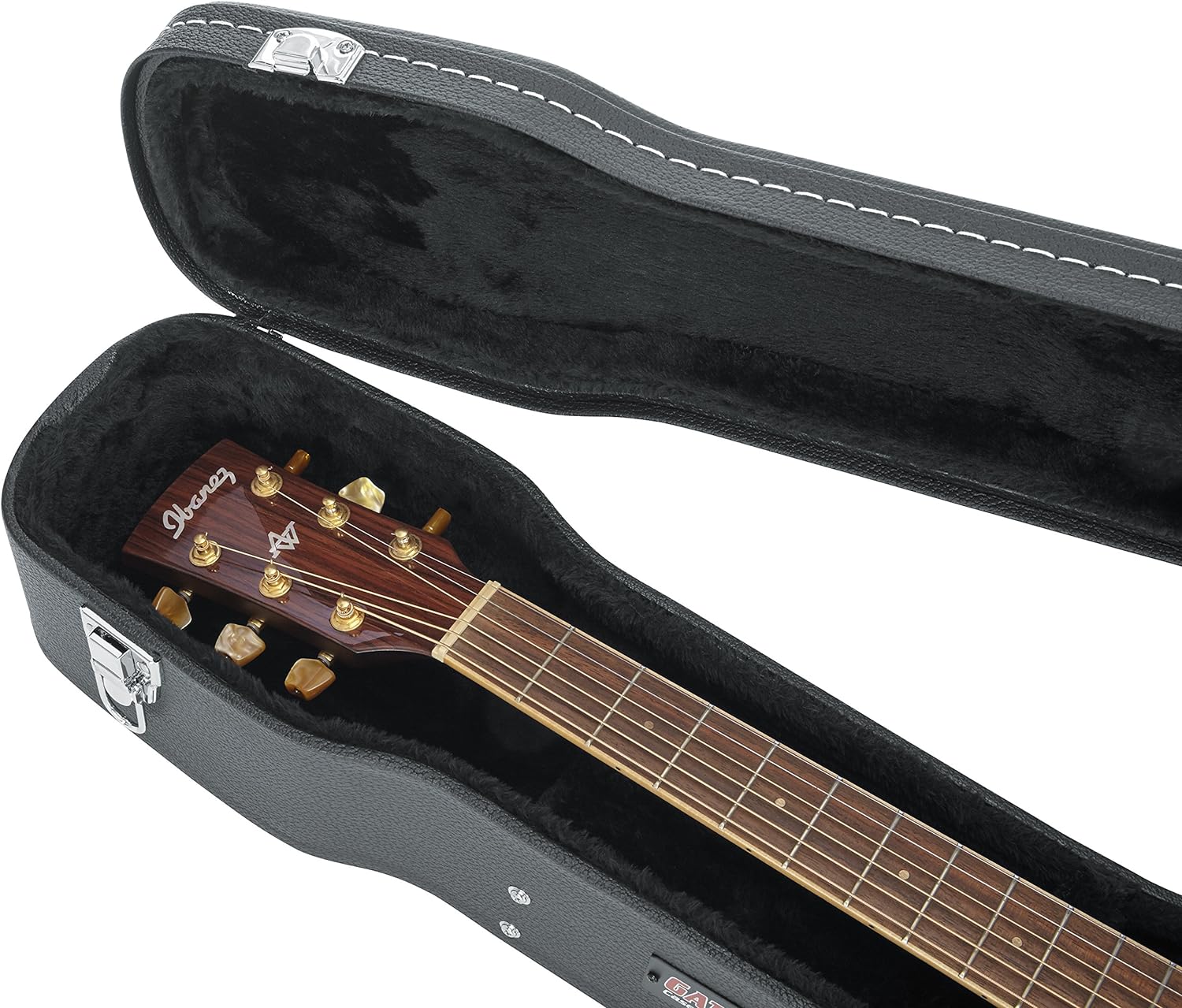 Gator GW-DREAD Deluxe Wood Case for Dreadnought Acoustic Guitars