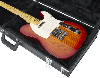 Gator GW-ELECTRIC Deluxe Wood Case for Electric Guitars w/ Strap