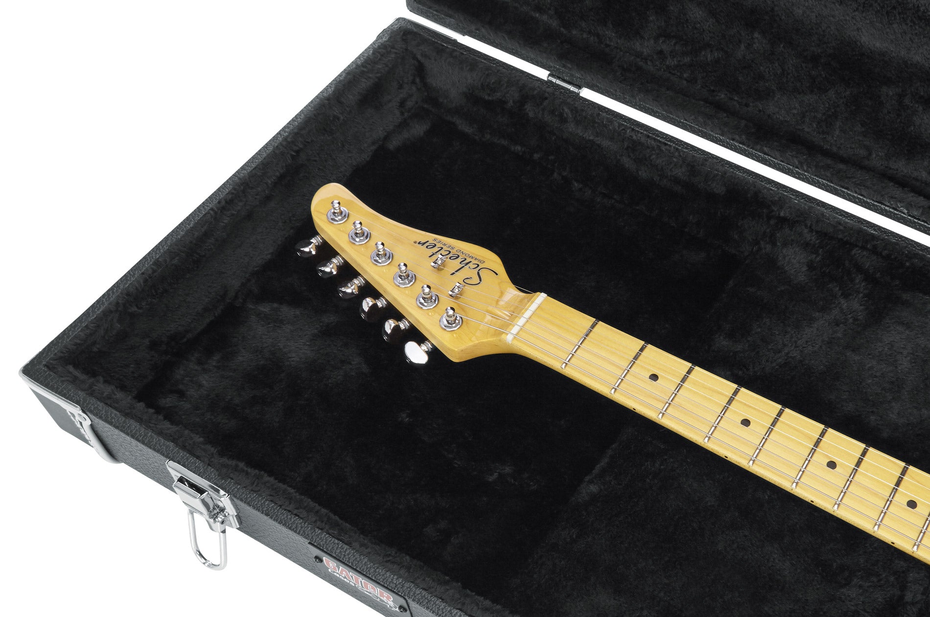 Gator GW-ELECTRIC Deluxe Wood Case for Electric Guitars w/ Strap