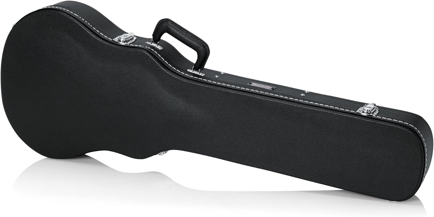 Gator GW-LPS Deluxe Wood Case for Single-Cutaway Electric Guitars